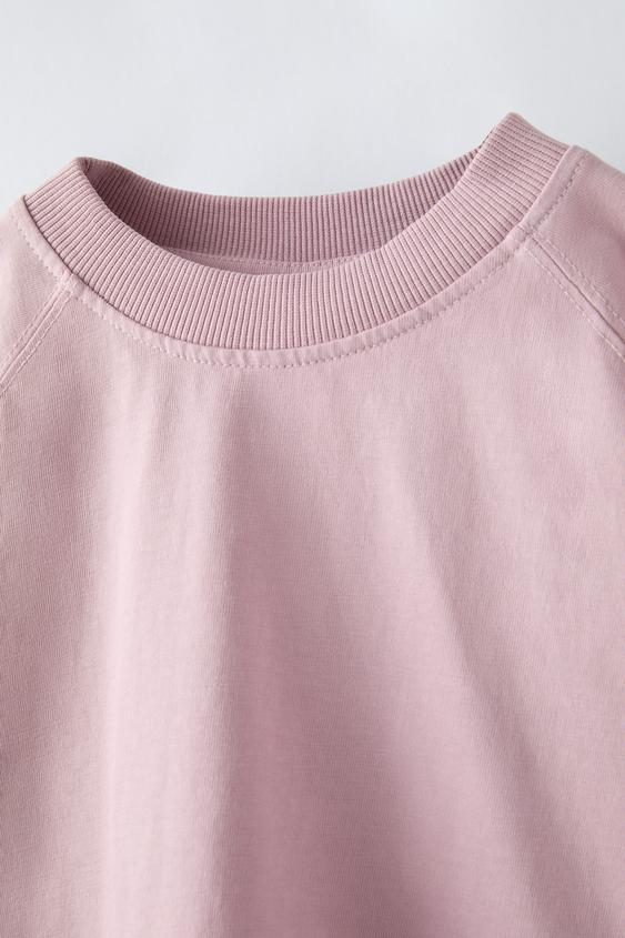 ZARA T-SHIRT AND BERMUDA SHORTS SET (PINK)