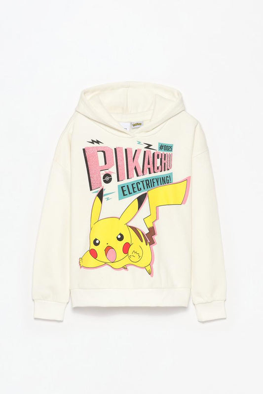 Pikachu Pokémon™ glitter hoodie