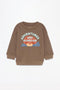 LEFTIES Brown Basic Sweatshirt