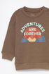 LEFTIES Brown Basic Sweatshirt