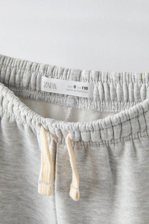 ZARA WIDE LEG TEXT PANTS