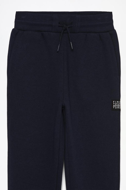 LEFTIES Basic plush bottoms (Navy Blue)