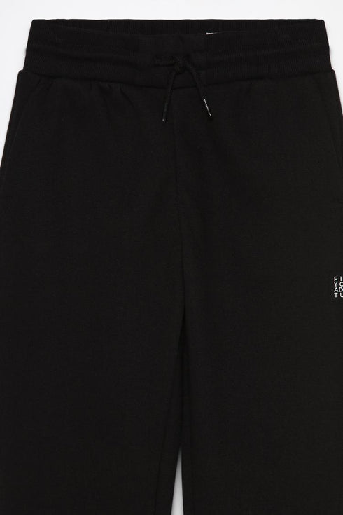 LEFTIES Basic plush bottoms (Black)