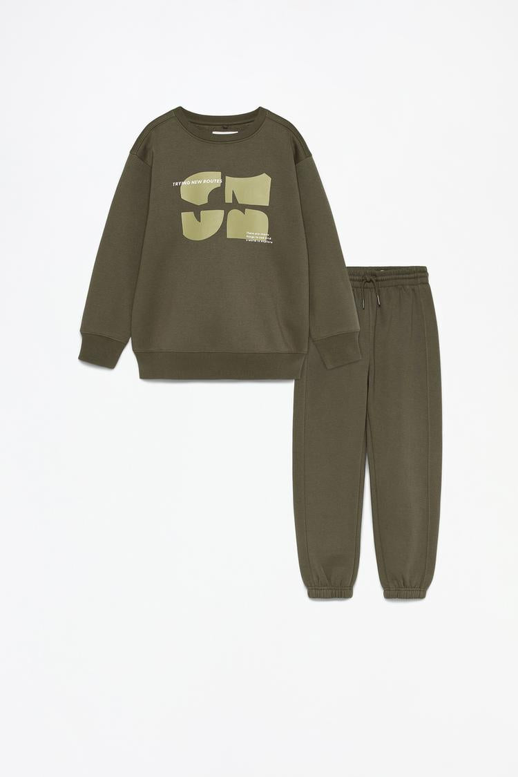 LEFTIES Tracksuit sweatshirt and bottoms set