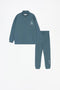 LEFTIES Zipper sweatshirt and plush pants set