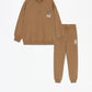 LEFTIES Plush zip-up sweatshirt and trousers co-ord