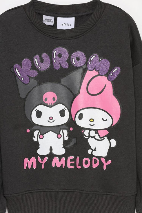 LEFTIES My Melody and Kuromi ©SANRIO glitter sweatshirt