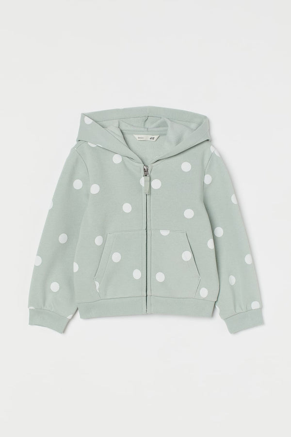 BLUE SEVEN Polka Dot Zipper