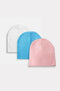 Pack of 3 Cotton Baby Beanies