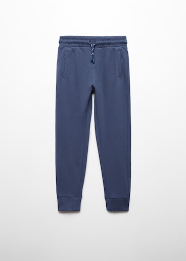 Mango Cotton jogger-style trousers