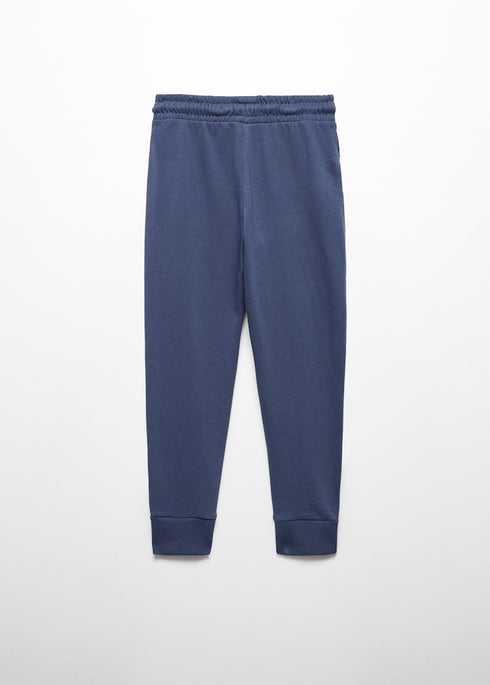 Mango Cotton jogger-style trousers