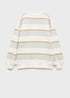 Mango Striped cotton-blend sweatshirt