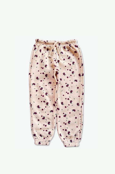 LEFTIES Floral Printed Elastic Waist Joggers