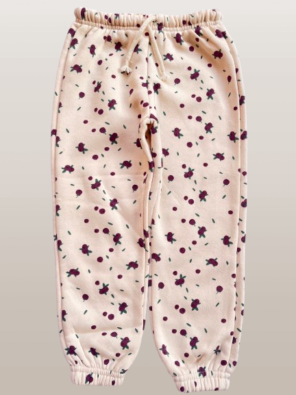 LEFTIES Floral Printed Elastic Waist Joggers