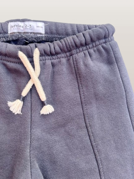 LEFTIES Easy-peasy Baby and Toddler Boys French Terry Joggers