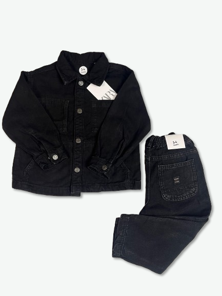 ZARA Denim Overshirt & Denim pants