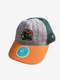 New Era 9Fifty Vintage Green Orange Pinstripe Snapback