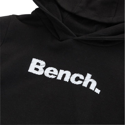 Bench Boys Zip Logo Carrier Hoody And Joggers Tracksuit Black