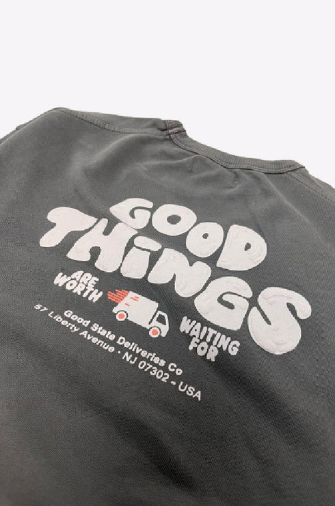 Mango Grey Good things Sweatshirt