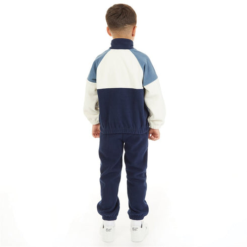 Ellesse Boys Antonio Polarfleece Jacket And Joggers Set Navy