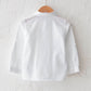 White Basic Baby Boy Shirt and Bow Tie