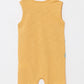 Yellow Crew Neck Baby Boy Jumpsuit