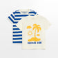 Yellow Crew Neck Short Sleeve Printed Baby Boy T-Shirt 2-Pack