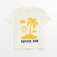 Yellow Crew Neck Short Sleeve Printed Baby Boy T-Shirt 2-Pack