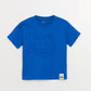 Blue Crew Neck Printed Baby Boy T-Shirt