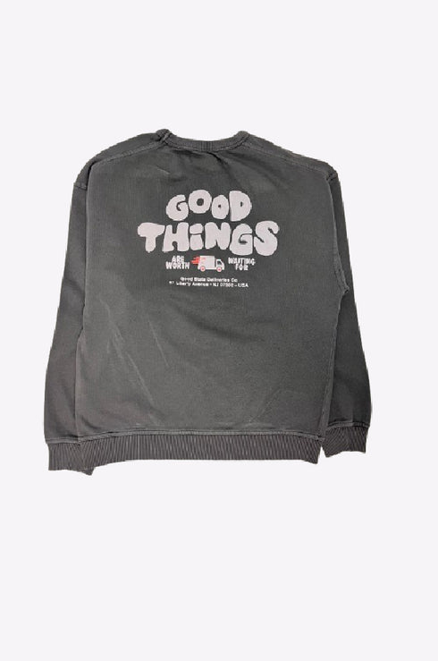 Mango Grey Good things Sweatshirt