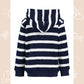 Blue Seven Boys - Navy Stripe Zip Up Hoodie