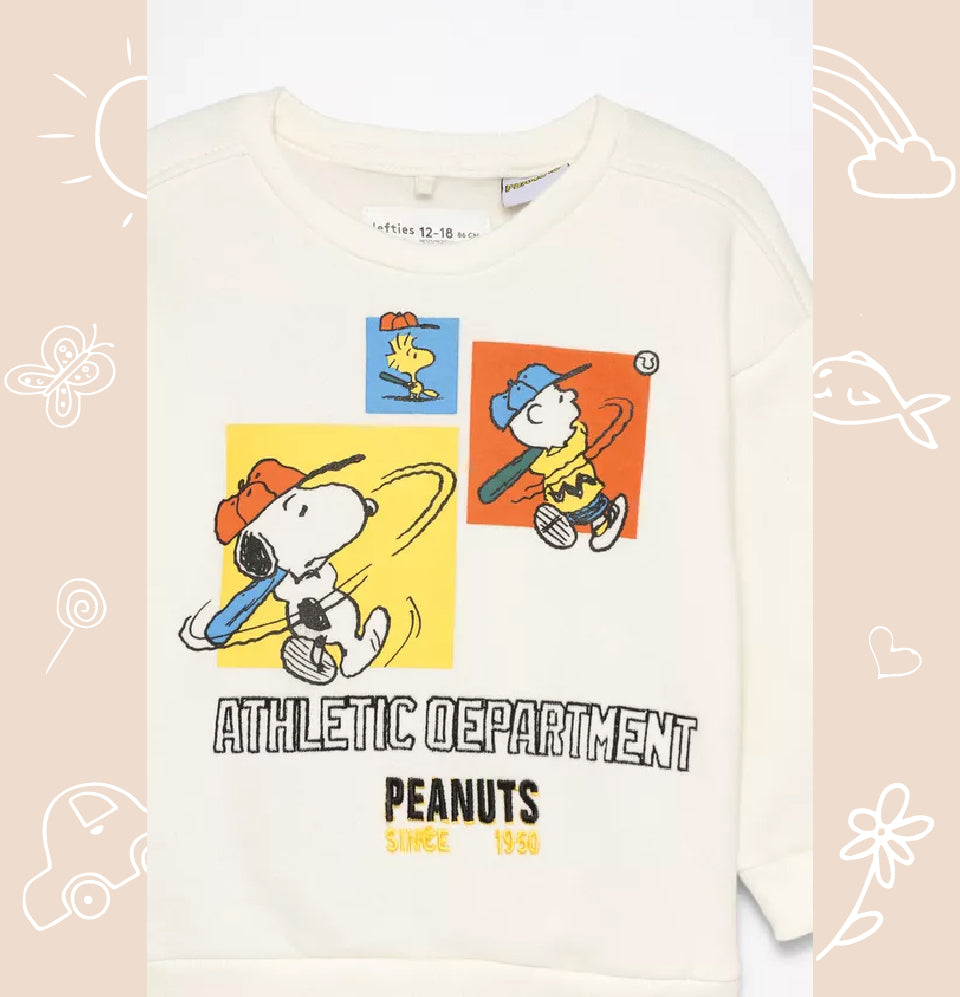 Snoopy Peanuts™ baseball Sweatshirt