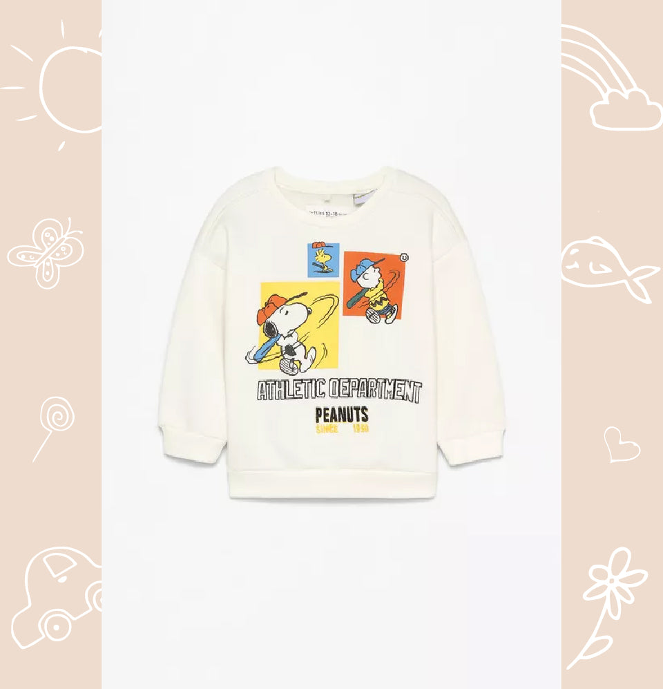 Snoopy Peanuts™ baseball Sweatshirt